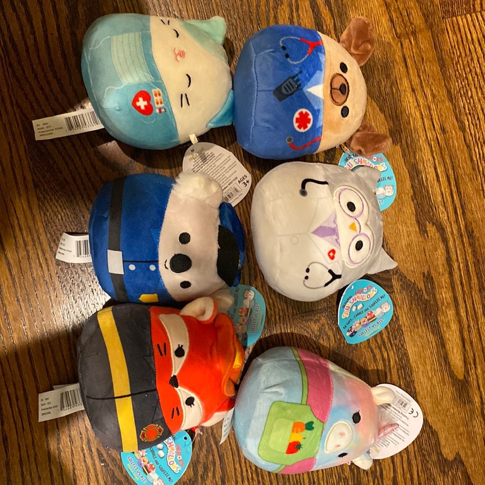 Squishmallo Hero collection. All 6 included